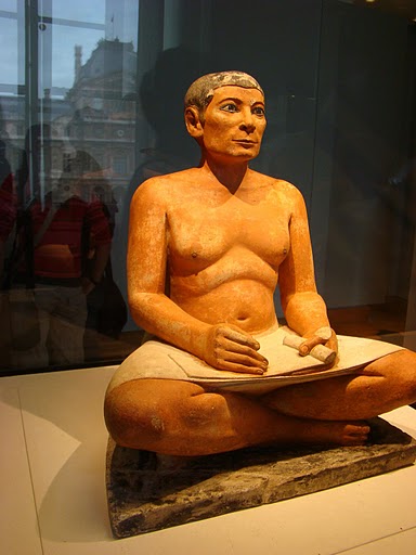 Сидящий писец.Саккара,2620-2500гг. до н.э.,